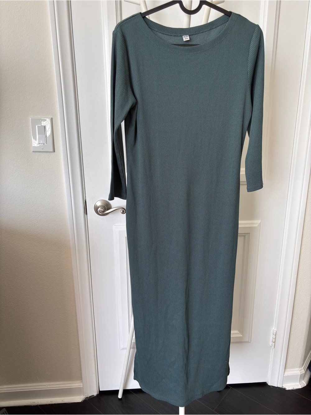 3for15 Uniqlo knit dress teal